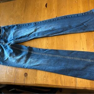 Blue Boot Cut Jeans with Classic Flare